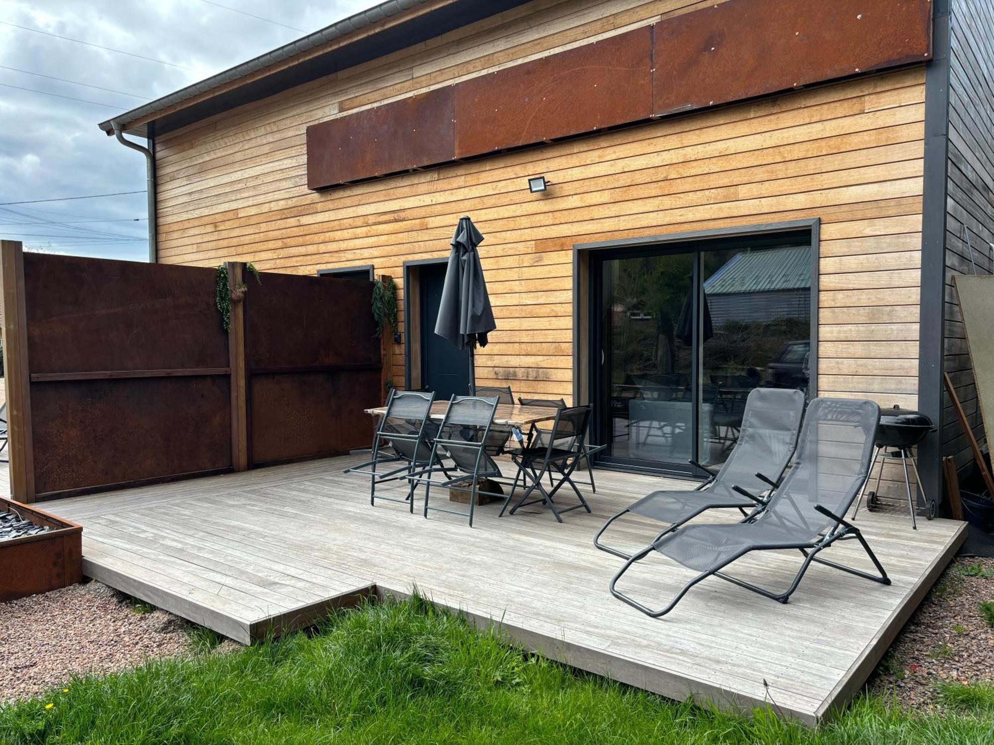 Duplex Le Corten, Terrasse Et Jardin Gérardmer Dış mekan fotoğraf